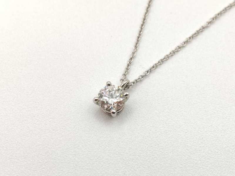 ティファニー買取 ソリティアネックレスPt950